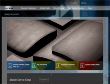 Tablet Screenshot of cercocorp.com